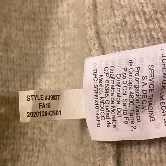 Madewell Merino Wool Blend Spencer Sweater Open Front Cardigan Oversized Sz XXS - Picture 11 of 11